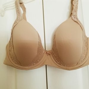 38D Beige Vanity Fair Beautiful Benefits Bra